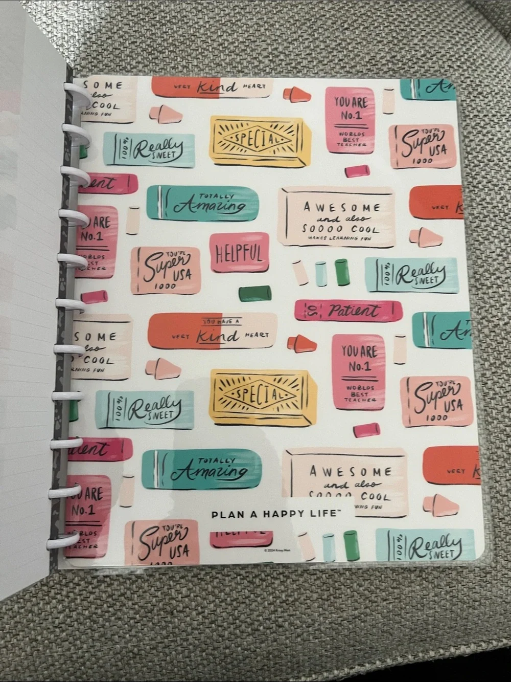 The Happy Planner Happy Notes Krissy Mast Green Dotted Lined Notebook